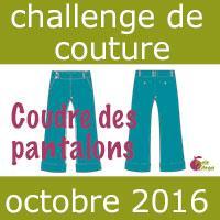 Participez au challenge du mois d’octobre : les pantalons #challengecouturepantalon