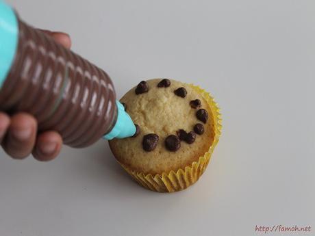 Cupcakes crème chocolat {sans beurre}
