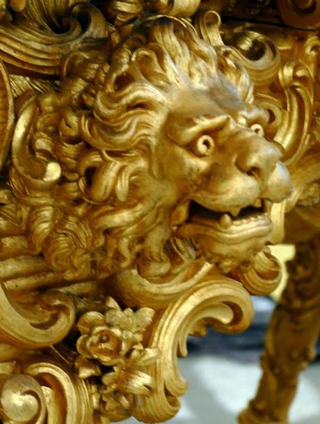 Les lions des carrosses du Roi Louis II au Marstallmuseum