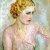 1925, Jan Sluijters : Portrait de jeune femme en chemise rose
