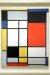1921, Piet Mondrian : Composition with Yellow, Blue, Black, Red and Grey