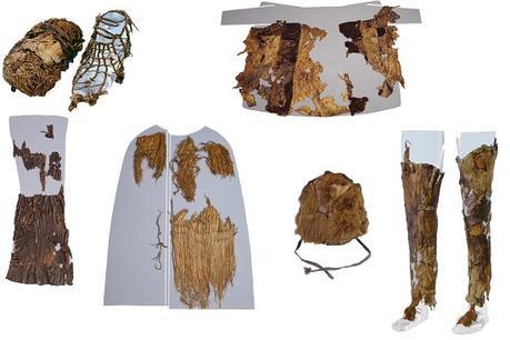 Certains des restes trouvés sur l'Homme des Glaces.