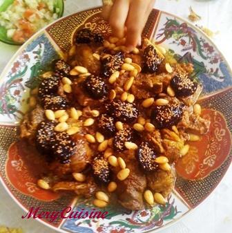 cuisine marocaine viande aux pruneaux