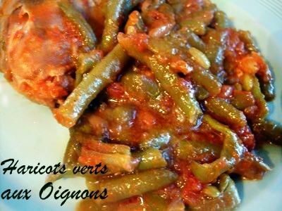 Haricots verts à la tomates  Cuisine Marocaine