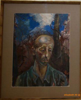 Otto Dix, portrait d'un prisonnier 1945