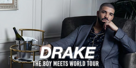 Concert - DRAKE à Paris - Tournée “Boy Meets World Tour” à l'AccorHotels Arena Paris en Mars 2017