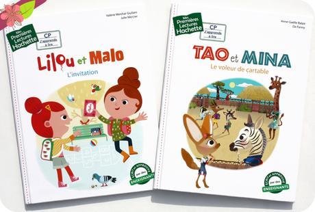 Collection Mes Premières Lectures Hachette : Lilou et Malo - L’invitation & Tao et Mina - Le voleur de cartable