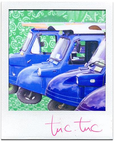 Coussin décoration Tuk-tuk de Laissez Lucie Faire