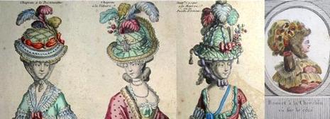 Coiffures du 18eme siècle.
