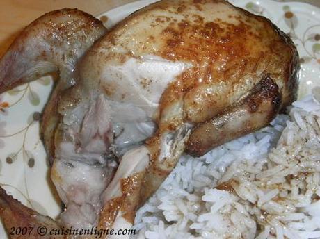 cailles au épices et au miel