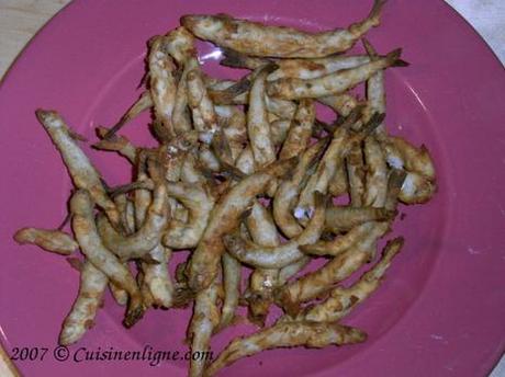 La friture d'éperlan