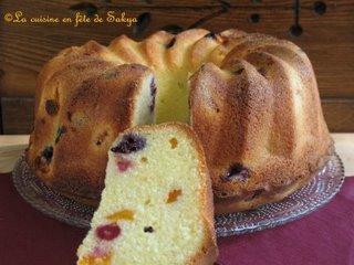 Gâteau Bundt Abricot, Framboises et Bleuets ..pur délice!!