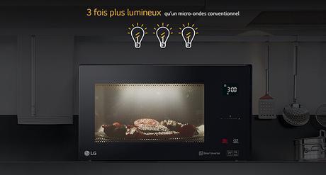 micro-ondes LG NeoChef sont dotés d’un éclairage intérieur LED
