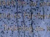 plaque commémorative pour Othon Bavière château Fürstenried