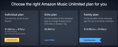 Amazon Music Unlimited est lancé pour le streaming Musical Amazon Music Unlimited est lancé pour le streaming Musical