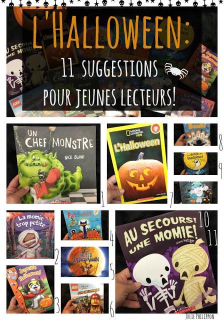 Halloween : suggestions pour les jeunes lecteurs! Par Julie Philippon