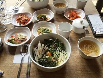 Bibimbap dans un restaurant à Séoul Insadong