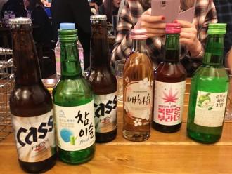 Soju et autres boissons alcoolisées