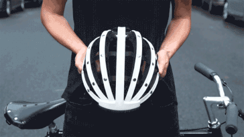FEND : le casque de vélo pliant