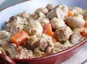 Blanquette lotte champignons cookeo