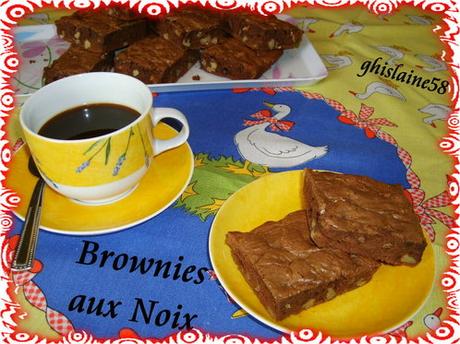 Brownies aux noix