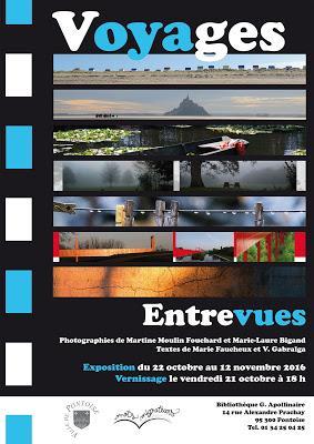Exposition Voyages - Entrevues - Bibliothèque de Pontoise (95)