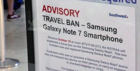 Samsung installe des kiosques d’échange de Galaxy Note 7 dans certains aéroports