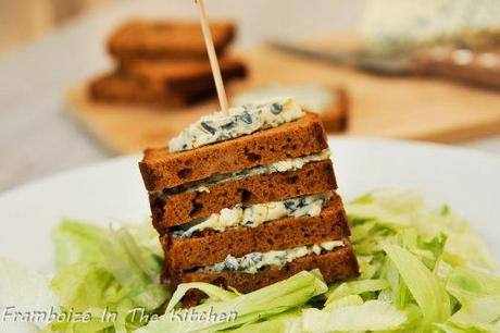 Mille feuilles de pain d’épices au Saint Agur #Concours