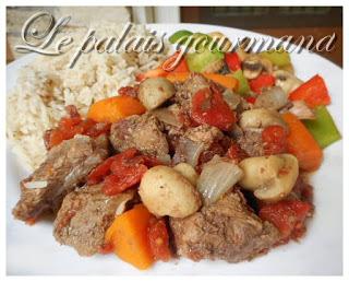 Casserole de boeuf braisé à la provençale