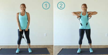 Bande Elastique de Fitness – 6 exercices avec elastiband elastiband exercice