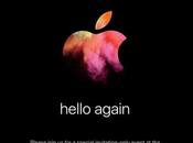 Hello Again Nouvel événement Apple octobre