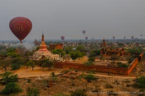 Visite de Bagan en montgolfière