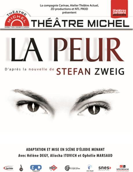 [Théâtre] La Peur de Stefan Zweig adaptée par Elodie Menant : Frisson garanti !