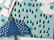 pleut Carte scrap #642