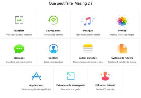 iMazing 2 sauvegarde votre iPhone sans passer par iTunes