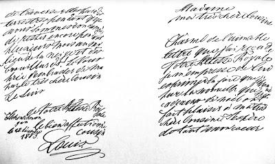 Une lettre en français du Roi Louis II à la Princesse Ludwig Ferdinand de Bavière