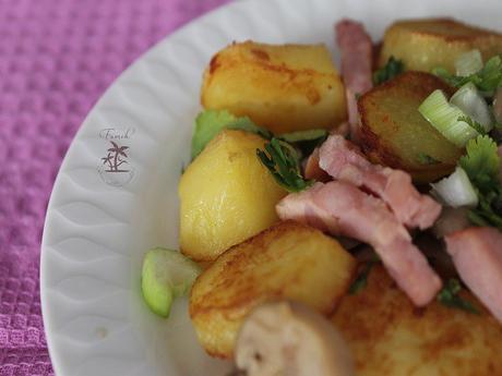 Salade de pommes de terre aux lardons