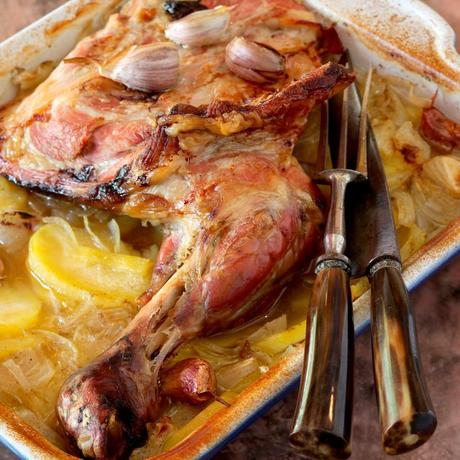 Recette: Gigot d'agneau rôti à la marocaine