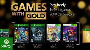 Games With Gold – les jeux de novembre 2016