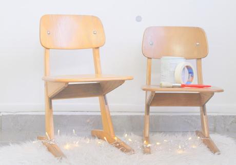 DIY : Pimp tes chaises d'écoliers Vintage !