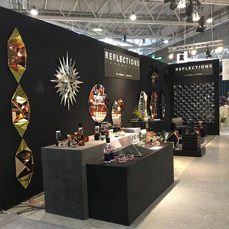Effet de miroir garanti sur le stand de Reflections by Hugues & Larsson