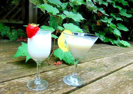 Breuvage au lait de coco et à la lime