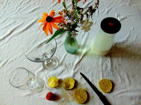 Breuvage au lait de coco et à la lime