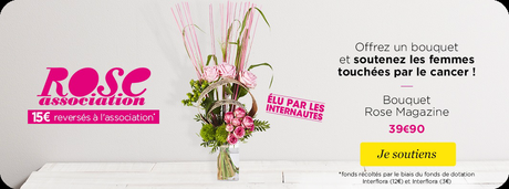 Octobre rose avec Interflora