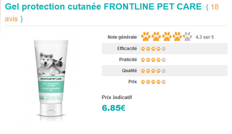 [Test] Frontline Pet Care - Gel de protection cutanée pour chiens et chats