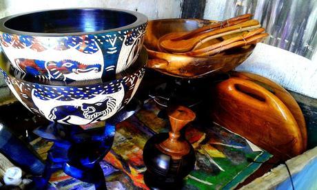 Idriss prince des sables, vendeur d'artisanat et patron de bar à Busua Beach - Ghana