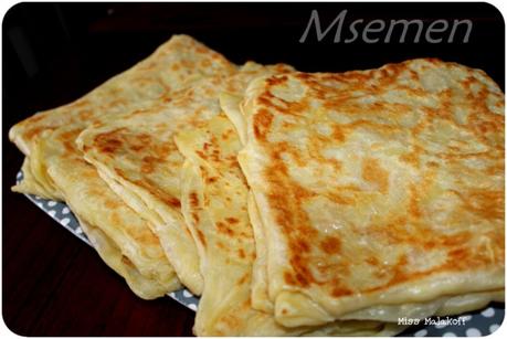 cuisine marocaine msemen