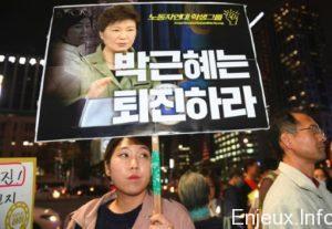 Les sud-coréens exigent la démission de la présidente pour trafic d’influence