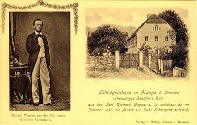 Wagner 1846: Lohengrinhaus - La maison Lohengrin à Graupa