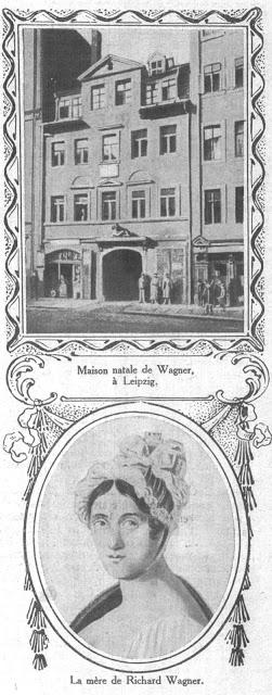 L'enfance de Wagner d'après ses manuscrits  et ses lettres, un article de Michel Delines en 1913